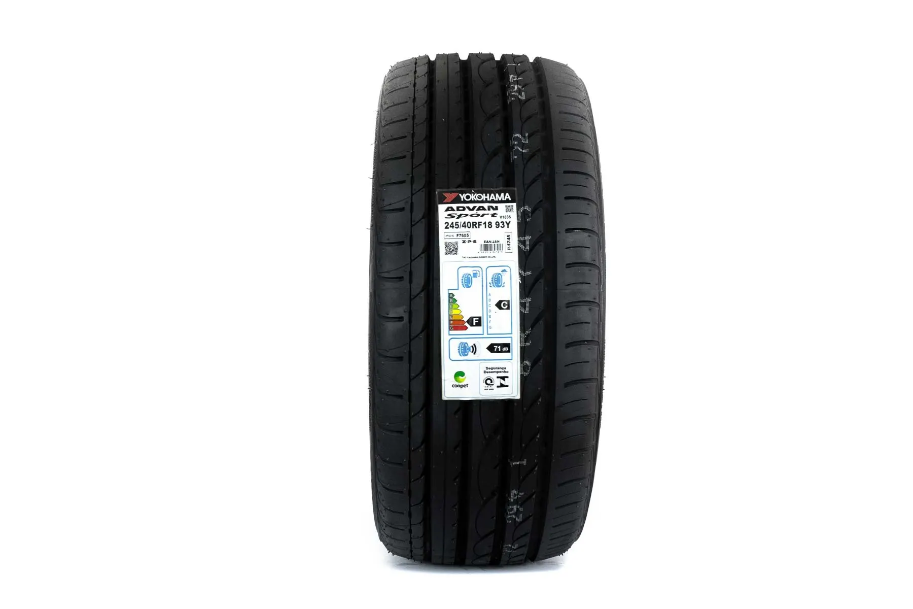 Yokohama ADVAN SPORT ZPS (RUN FLAT) 245/40R18